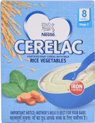 

Nestle Rice Vegetables (Stage 2) Cereal(300 g)