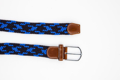 

DAPPER HOMME Men & Women Casual Blue Fabric Belt