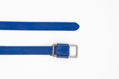 

DAPPER HOMME Men & Women Casual Blue Genuine Leather Belt