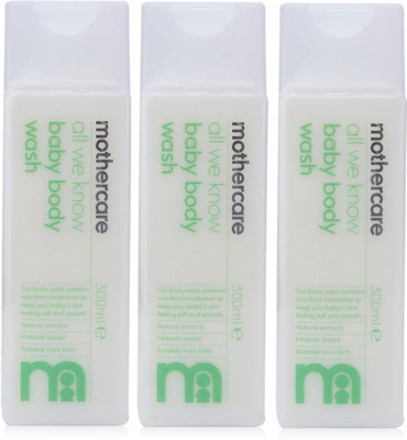 

Mothercare All We Know Baby Body Wash 300ml(900 ml, Pack of 3)