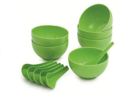 

Emeret Plastic Bowl Set(Green)