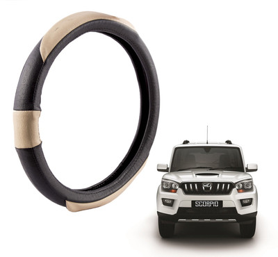 

Autofy Steering Cover For Mahindra Scorpio(Black, Leather)