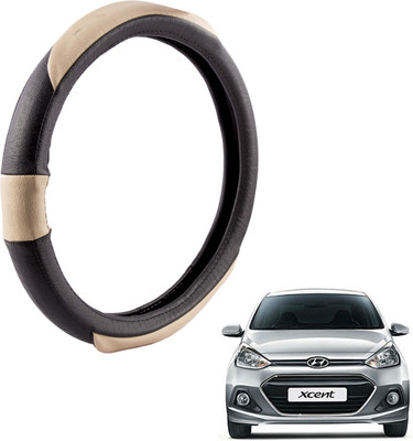

Autofy Steering Cover For Hyundai Accent(Black, Leather)