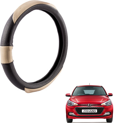 

Autofy Steering Cover For Hyundai i20(Black, Leather)