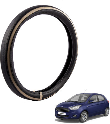 

Autofy Steering Cover For Ford Figo(Black, Leather)