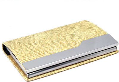 

Stealodeal Beige High Quality Stainless Steel 15 Card Holder(Set of 1, Beige)