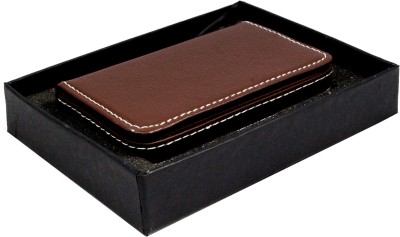 

Stealodeal 20 Card Holder(Set of 1, Brown)