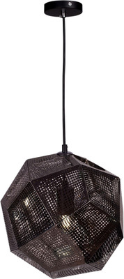 

VOYLITE Meshed Silver Metal hanging Pendants Ceiling Lamp