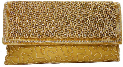 

Bagaholics Party Gold Clutch