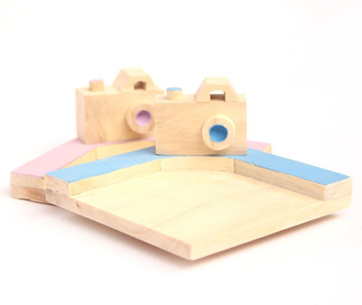 

Ivei Square Wood Coaster Set(Pack of 2), Blue;purple
