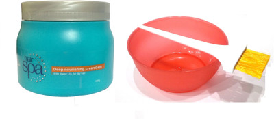

L'Oreal Paris Hair Spa Set of 3 (Deep Nourishing Creambath Mask+ Mixing Bowl+ Applicator Brush)(Set of 2)