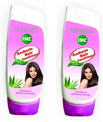 

IMC Keshwin Conditioner Natural Moisture, gives a Natural shine, Repairs damaged hair, Nourishes the hair with essential nutrients(400 ml)