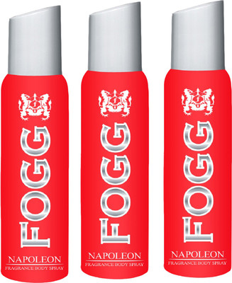 

Fogg NAPOLEON DEODORANT Body Spray - For Men(190 ml, Pack of 3)