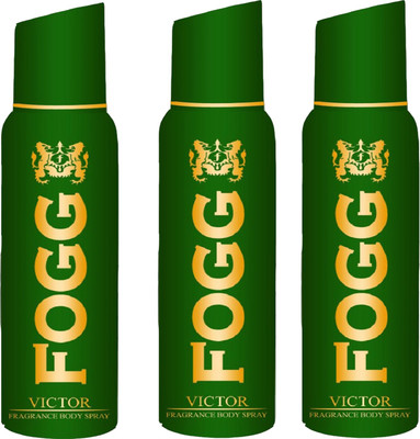 

Fogg VICTOR DEODORAN Body Spray - For Men(190 ml, Pack of 3)