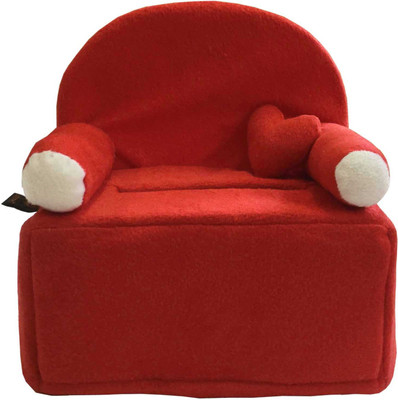 

Lushomes 1 Compartments Polyester Tissue Box(Red)