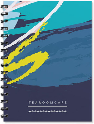 

100yellow A5 Notebook(A5 Size Printed Wire Bound Spiral Book With Ruled Sheets Book, Multicolor)
