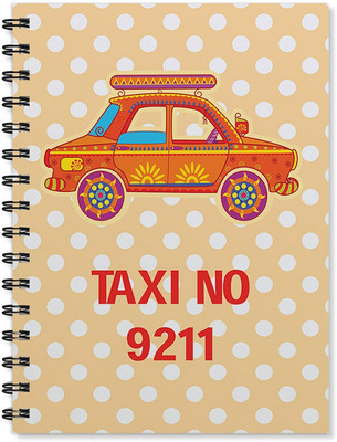 

100yellow A5 Notebook(Printed Wire Bound Spiral Book With Ruled Sheets Book- A5 Size, Multicolor)