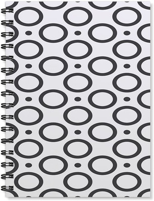 

100yellow A5 Notebook(Printed Wire Bound Spiral Book With Ruled Sheets-170 Pages, Multicolor)