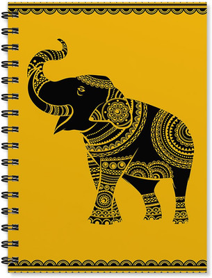 

100yellow A5 Notebook(Printed A5 Size High Definition Personal & Office Stationary Designer Book- A5 Size, Multicolor)