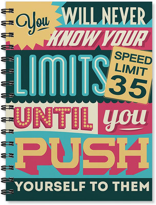 

100yellow A5 Notebook(Motivational Quote Printed A5 Size High Definition Personal & Office Stationary, Multicolor)