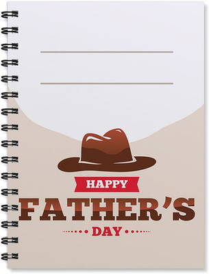 

100yellow A5 Notebook(Happy Father’s Day Prin personal & office stationary - Gift For Dad/Father/Uncle, Multicolor)