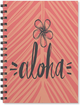 

100yellow A5 Notebook(Inspirational Quote Print Wire Bound Ruled Paper Sheets Personal And Office Stationary, Multicolor)