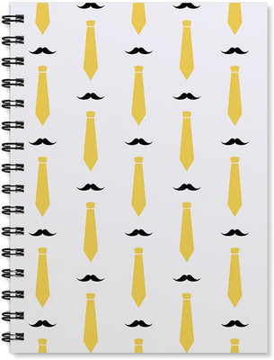 

100yellow A5 Notebook(Printed Wire Bound Ruled Paper Sheets Book Personal And Office Stationary -A5 Size, Multicolor)