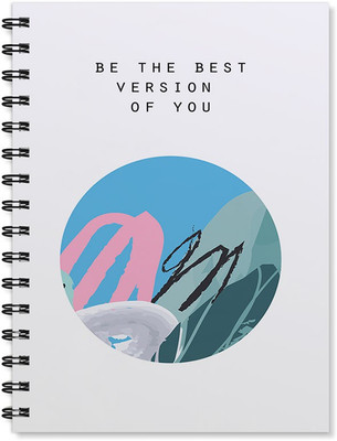 

100yellow A5 Notebook(Printed Wire Bound High Quality Book/Size A5 /170 Ruled Pages Inside/High Definition, Multicolor)
