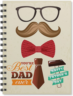 

100yellow A5 Notebook(Best Dad Ever Printed Gift For Dad/Father, Multicolor)
