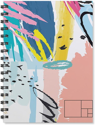 

100yellow A5 Notebook(Printed A5 Size High Definition Personal & Office Stationary, Multicolor)