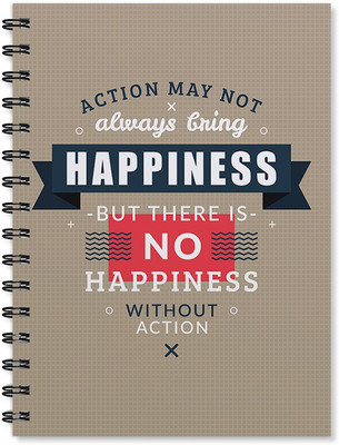 

100yellow A5 Notebook(Motivational Quote Print A5 Size High Definition Personal & Office Stationary Book-A5 Size, Multicolor)