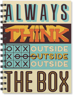

100yellow A5 Notebook(Motivational Quote Printed A5 Size High Definition Personal & Office Stationary -A5 Size, Multicolor)