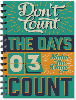 

100yellow A5 Notebook(Inspirational Quote Printed A5 Size High Definition Personal & Office Stationary -A5 Size, Multicolor)
