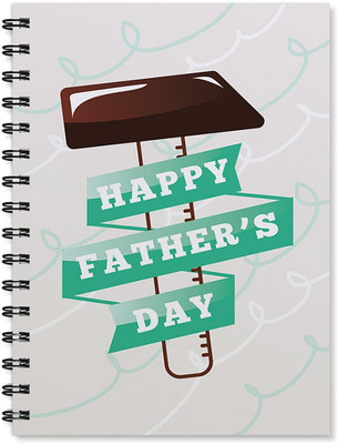 

100yellow A5 Notebook(Happy Father’s Day Printed -Gift For Dad/Father/Uncle, Multicolor)