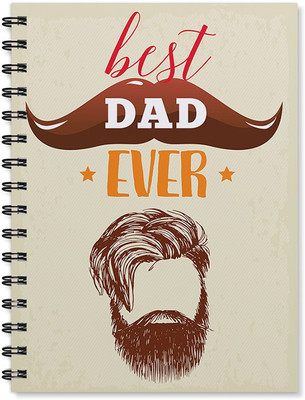 

100yellow A5 Notebook(Best Dad Ever Printed Gift For Dad/Father, Multicolor)