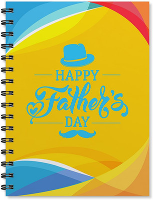 

100yellow A5 Notebook(Happy Father’s Day Gift For Dad/Father/Uncle, Multicolor)