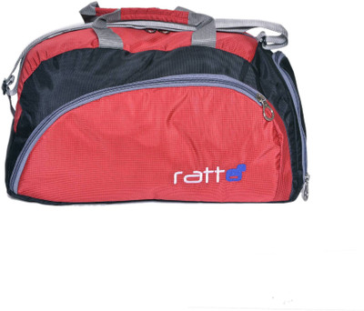 

Ratto DJ-0292-RED Travel Duffel Bag(Red, Black), Black;red
