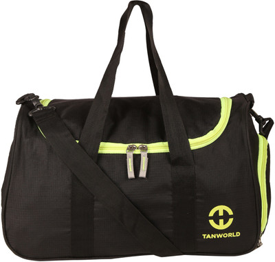 

Tanworld Strom Black with Shoe Compartment Gym Bag(Black)