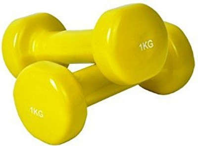 

Kyachaiyea Vinyl Dumbbell. Colour may vary as per availability. (2 PC of 1 kg) Fixed Weight Dumbbell(1 kg)