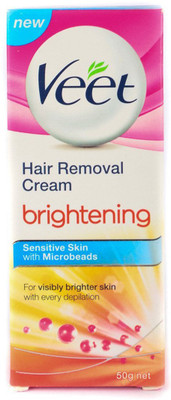 Veet Brightening Microbeads Sensitive Skin Hair Removal Cream(50 g)