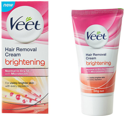 

Veet Brightening Microbeads Normal to Dry Skin Hair Removal Cream(50 g)
