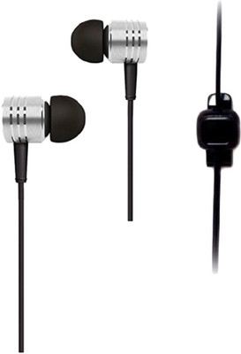 

RATAN TELECOM CHAMP Wired Headset with Mic(Black, In the Ear)