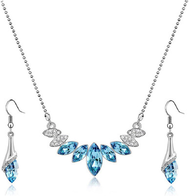 

Aaishwarya Alloy Jewel Set(Blue)