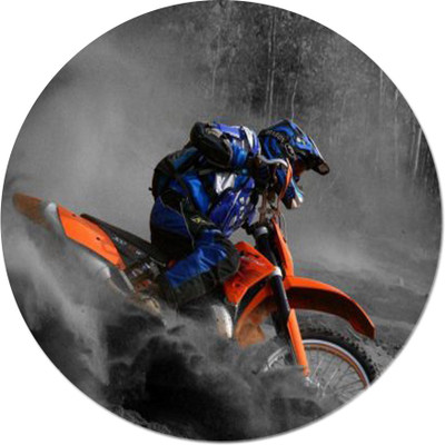 

Maison N Mode Org Stunt Man Round Mouse Pad Mousepad(Multicolor)