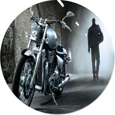 

Maison N Mode Silver Bullet Round Mouse Pad Mousepad(Multicolor)