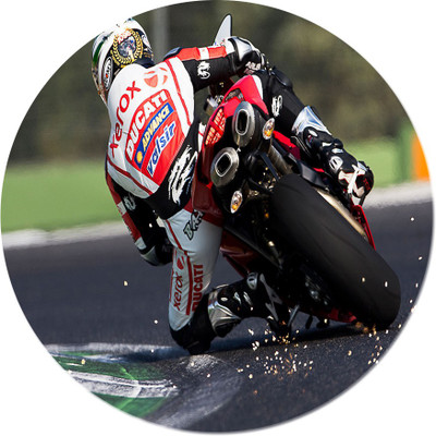 

Maison N Mode Ducti Man Bike Round Mouse Pad Mousepad(Multicolor)
