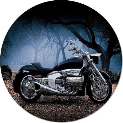 

Maison N Mode Great Bike Round Mouse Pad Mousepad(Multicolor)