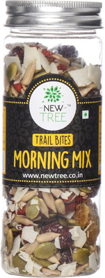 New Tree Morning Mix Trail Bites Cranberries, Pineapple, Coconut(150 g, Plastic Bottle)