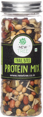 

New Tree Protein Mix Trail Bites Almonds, Raisins(170 g, Plastic Bottle)