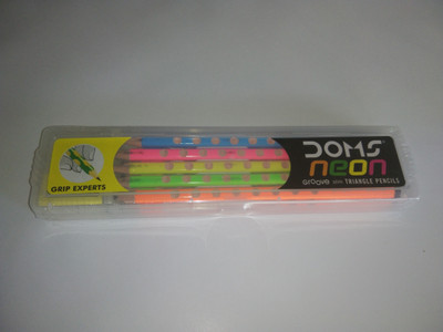 

DOMS Neon Groove Slim Triangle Pencil Pencil(Multicolor)